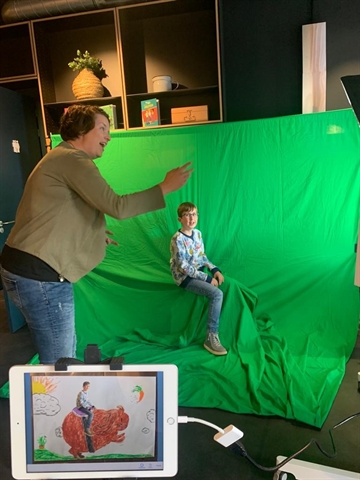 Green screen: Ga op avontuur in je eigen tekening